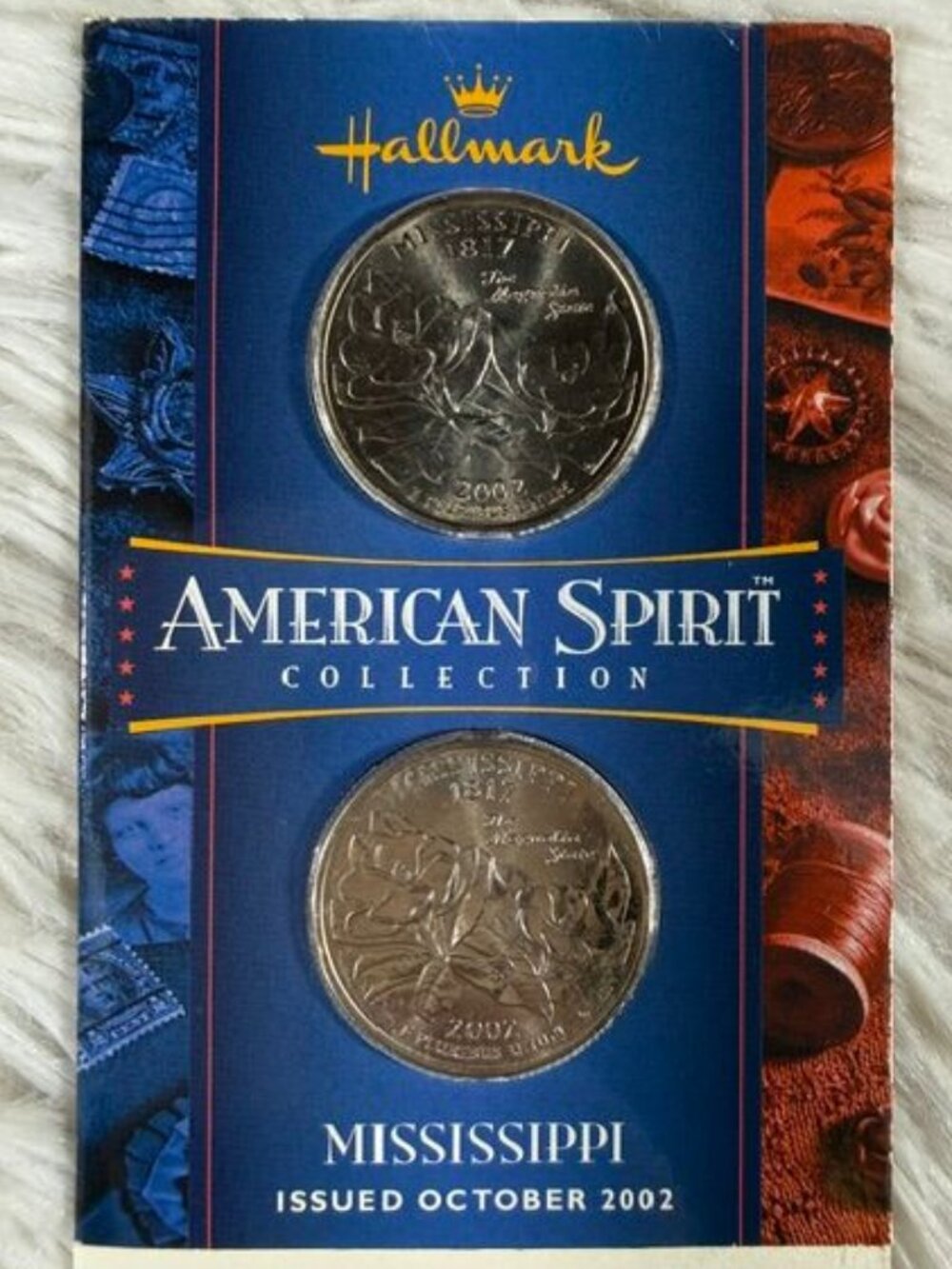 Vintage Hallmark MISSISSIPPI American Spirit Collection Quarter Dollars
